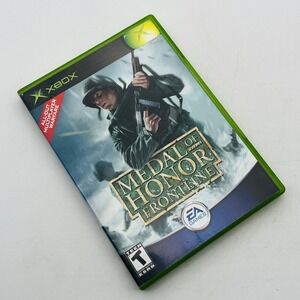 Medal of Honor Frontline Original Xbox Game EA Games WWII Shooter CIB NTSC‎